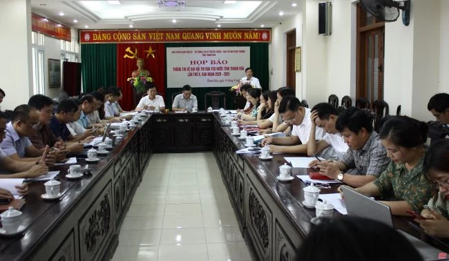 Họp báo thông tin về Đại hội thi đua yêu nước tỉnh Thanh Hóa lần thứ X 