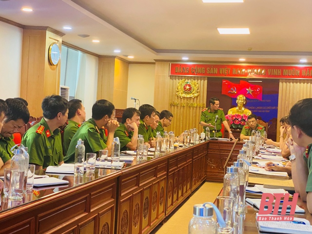 Bộ Công an kiểm tra công tác phòng chống ma tuý tại Thanh Hoá