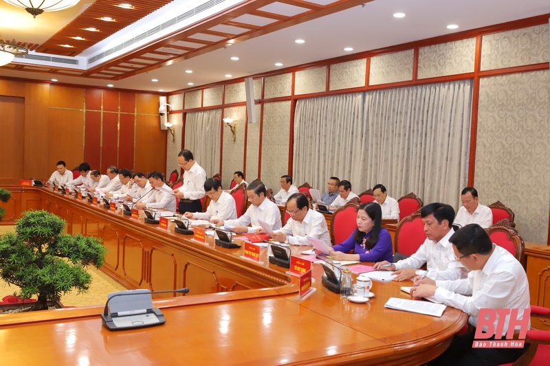 Bộ Chính trị duyệt phương án nhân sự và văn kiện Đại hội Đảng bộ tỉnh Thanh Hóa lần thứ XIX