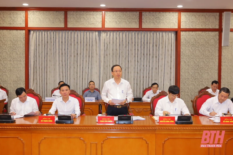 Bộ Chính trị duyệt phương án nhân sự và văn kiện Đại hội Đảng bộ tỉnh Thanh Hóa lần thứ XIX