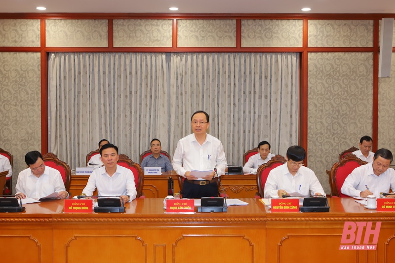 Bộ Chính trị duyệt phương án nhân sự và văn kiện Đại hội Đảng bộ tỉnh Thanh Hóa lần thứ XIX