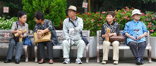 Số người già trên 65 tuổi ở Nhật Bản chạm mức cao kỷ lục