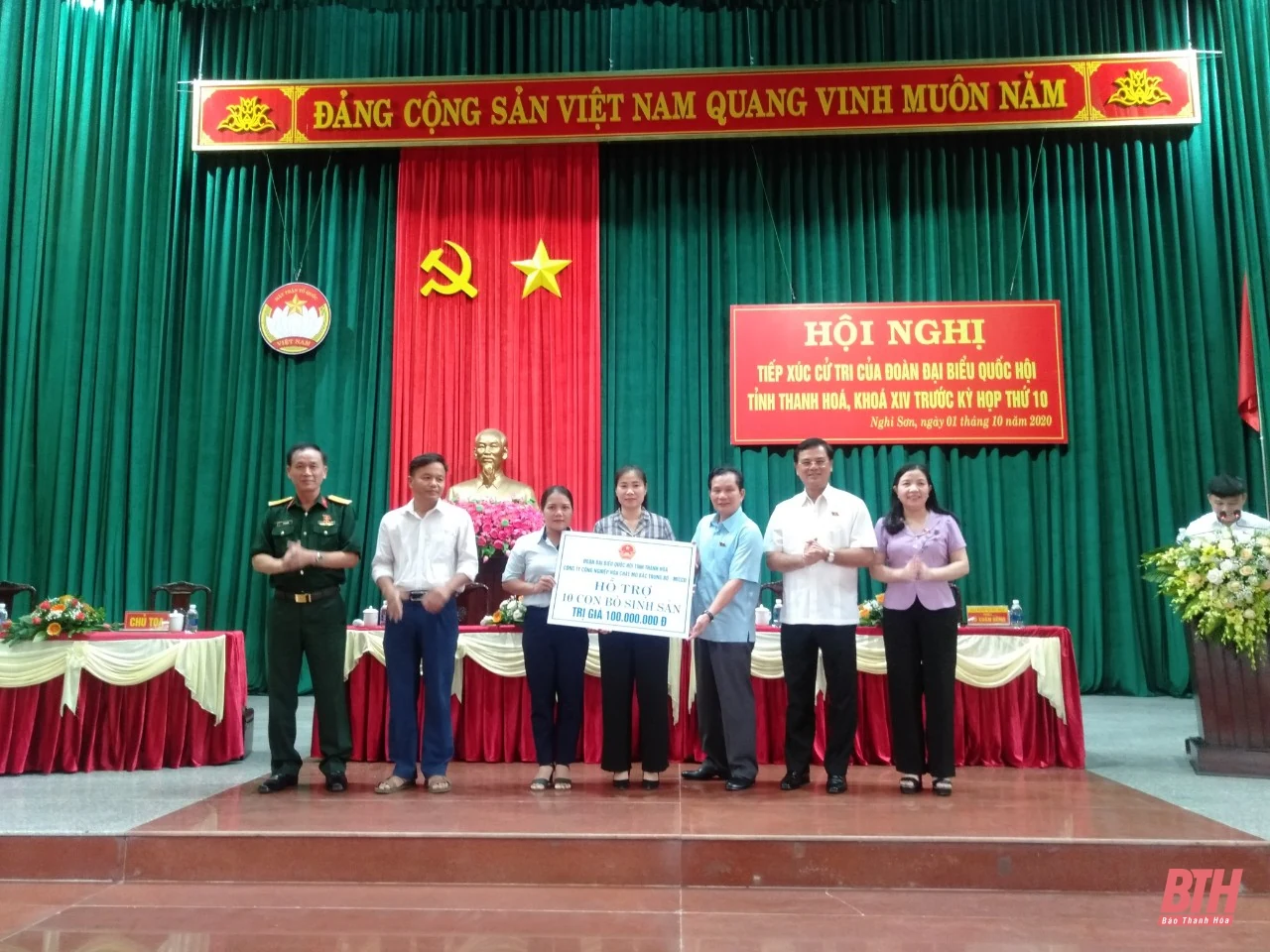 Đoàn đại ĐBQH tỉnh Thanh Hóa tiếp xúc cử tri huyện Nông Cống và thị xã Nghi Sơn