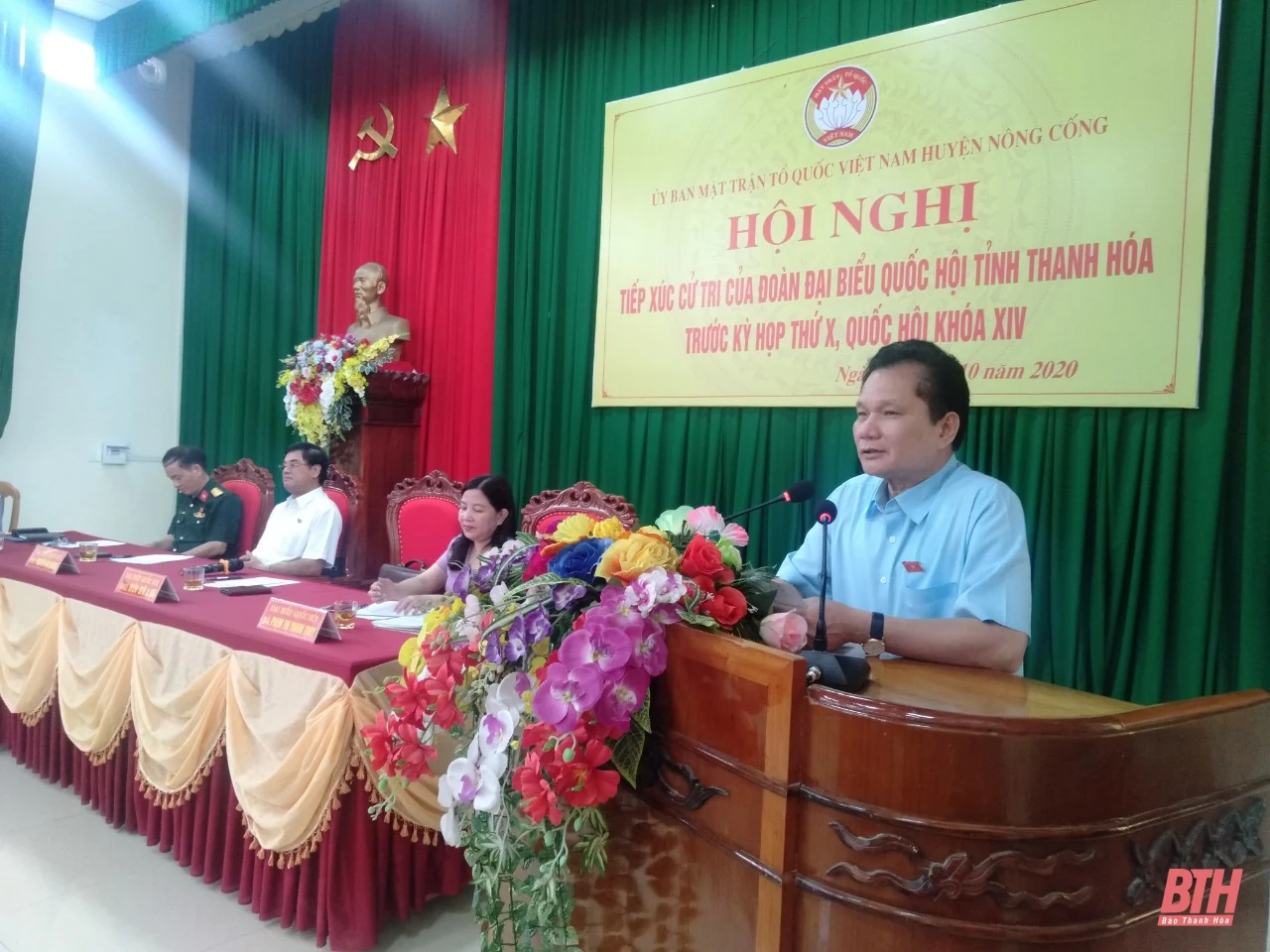 Đoàn đại ĐBQH tỉnh Thanh Hóa tiếp xúc cử tri huyện Nông Cống và thị xã Nghi Sơn
