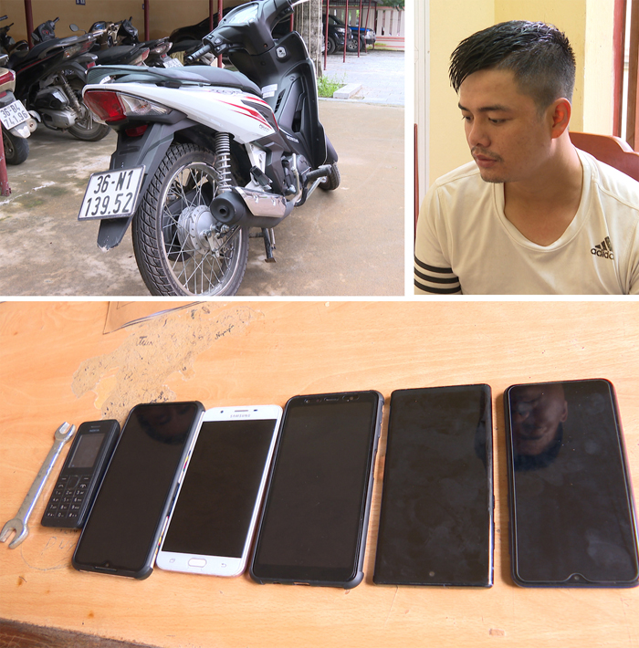 Công an TP Sầm Sơn bắt đối tượng cướp giật tài sản