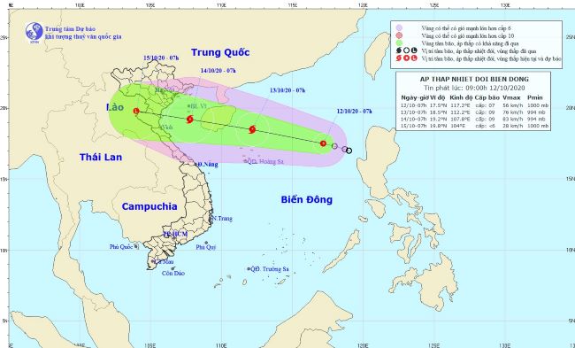 Áp thấp nhiệt đới có khả năng mạnh lên thành bão, cảnh báo mưa tại Thanh Hóa