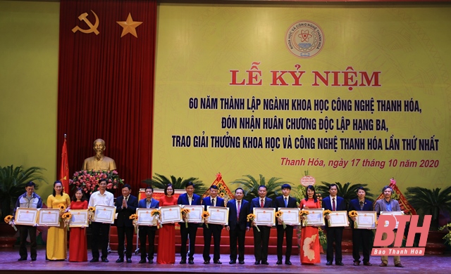 Ngành KH&CN Thanh Hóa kỷ niệm 60 năm thành lập và đón nhận Huân chương Độc lập hạng Ba