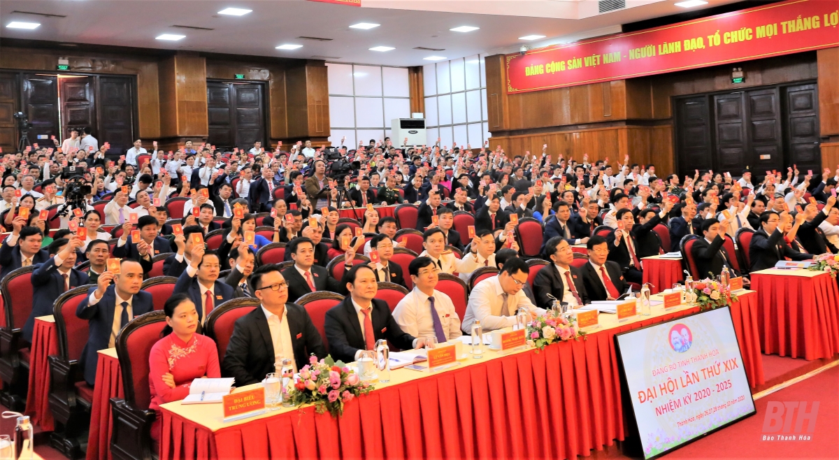 Đại hội đại biểu Đảng bộ tỉnh Thanh Hóa tiến hành bầu BCH Đảng bộ tỉnh khóa XIX, nhiệm kỳ 2020 - 2025