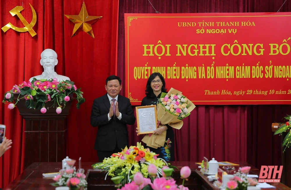 Sở Ngoại vụ Thanh Hóa có tân Giám đốc