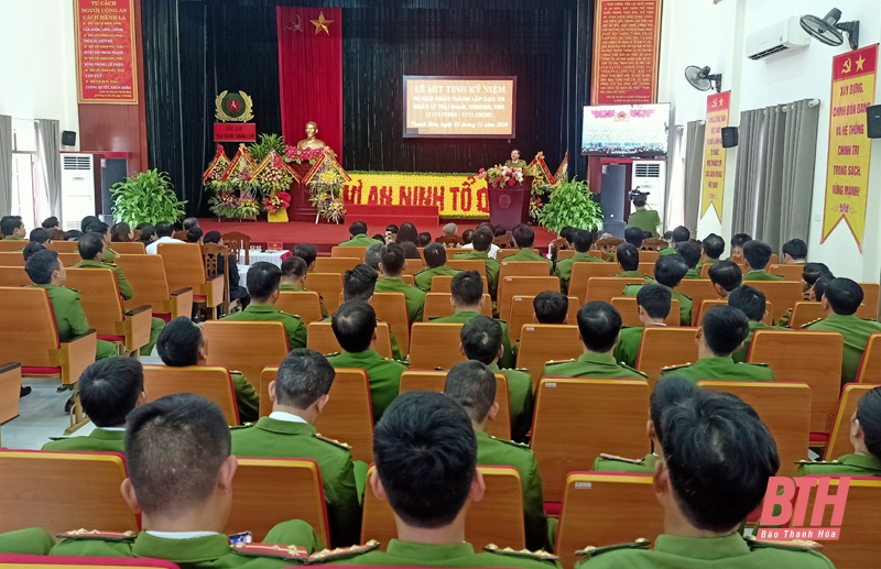 Trại giam Thanh Lâm kỷ niệm 70 năm Ngày thành lập lực lượng