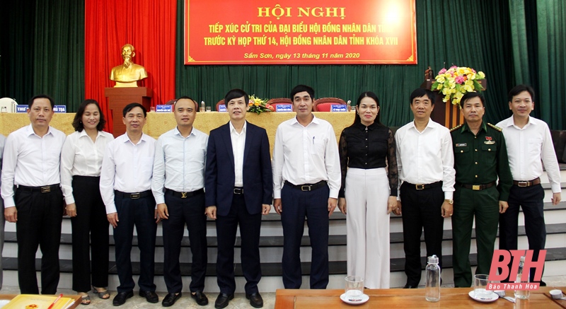 Đại biểu HĐND tỉnh tiếp xúc cử tri TP Sầm Sơn