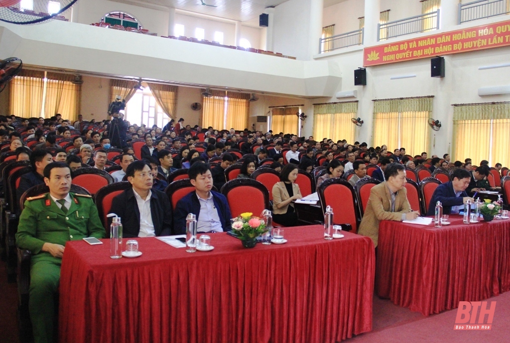 Tổ đại biểu HĐND tỉnh tiếp xúc cử tri huyện Hoằng Hóa