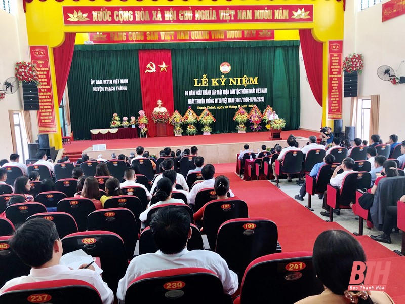 Thạch Thành kỷ niệm 90 năm ngày truyền thống MTTQ Việt Nam