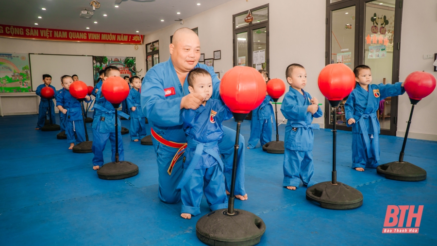 Khai trương Trung tâm đào tạo tài năng trẻ võ thuật tại huyện Hà Trung