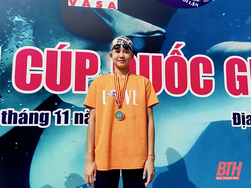 Đoàn Thanh Hoá thi đấu xuất sắc tại Giải bơi - lặn Cúp quốc gia 2020