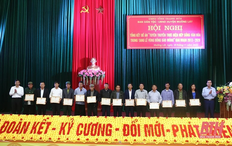 Tiếp tục duy trì tốt mục tiêu Đề án Tuyên truyền thực hiện nếp sống văn hoá trong tang lễ vùng đồng bào Mông tỉnh Thanh Hoá
