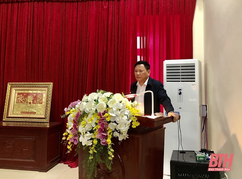 Công bố quyết định tiếp nhận và bổ nhiệm Chánh Thanh tra tỉnh Thanh Hoá