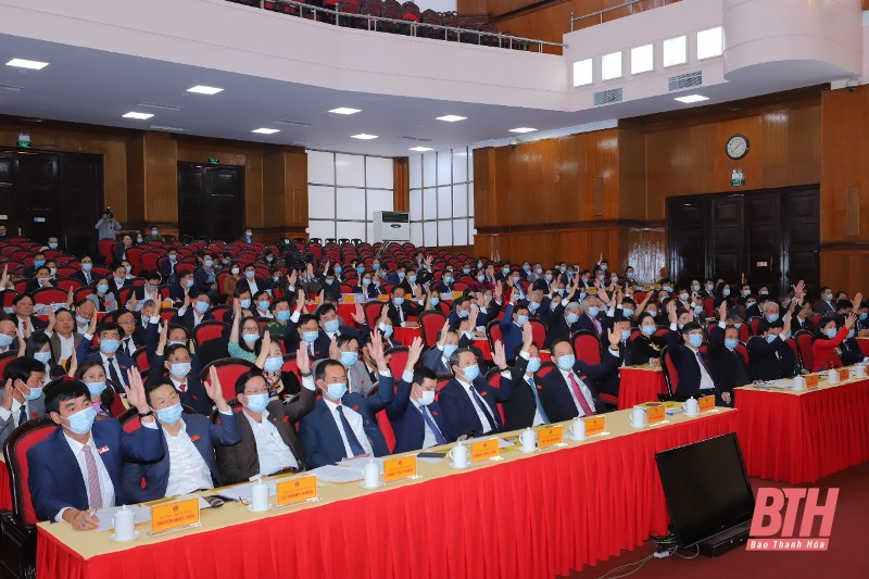 Kỳ họp thứ 14, HĐND tỉnh Thanh Hóa khóa XVII, nhiệm kỳ 2016-2021 thông qua 55 Nghị quyết