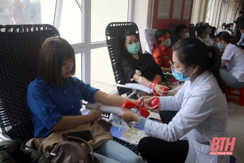 Hoa hậu Đỗ Thị Hà tham gia Ngày hội Chủ nhật đỏ tại Thanh Hóa