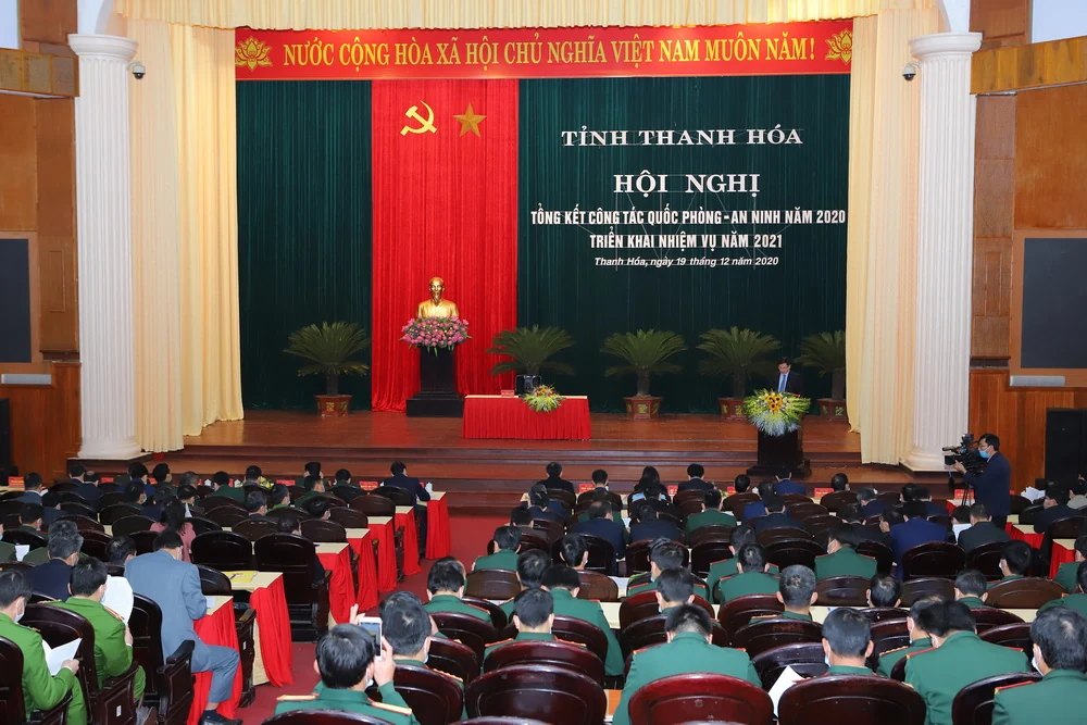 Thanh Hóa tổng kết công tác quốc phòng - an ninh năm 2020, triển khai nhiệm vụ năm 2021