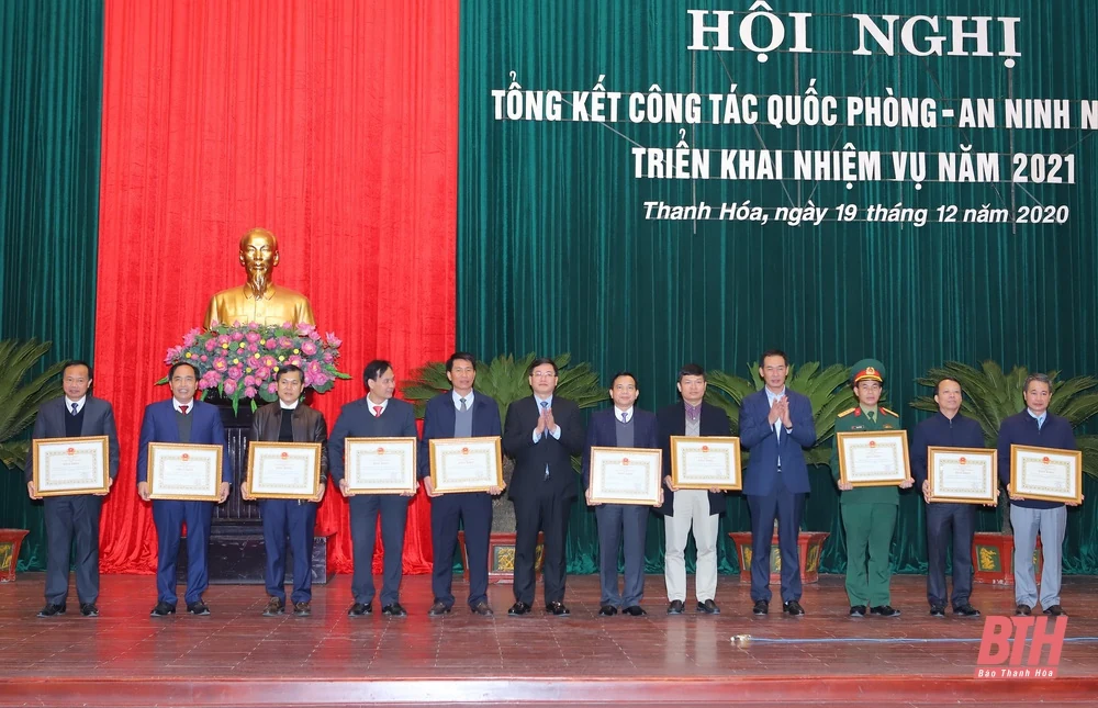 Thanh Hóa tổng kết công tác quốc phòng - an ninh năm 2020, triển khai nhiệm vụ năm 2021