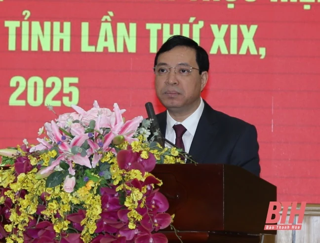 Học tập, quán triệt, triển khai thực hiện Nghị quyết Đại hội Đảng bộ tỉnh Thanh Hóa lần thứ XIX, nhiệm kỳ 2020- 2025
