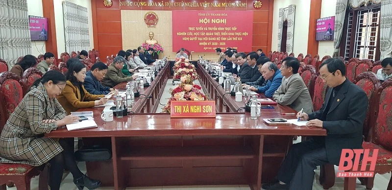 Học tập, quán triệt, triển khai thực hiện Nghị quyết Đại hội Đảng bộ tỉnh Thanh Hóa lần thứ XIX, nhiệm kỳ 2020- 2025