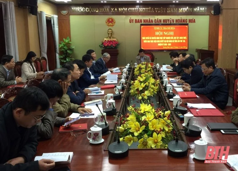 Học tập, quán triệt, triển khai thực hiện Nghị quyết Đại hội Đảng bộ tỉnh Thanh Hóa lần thứ XIX, nhiệm kỳ 2020- 2025