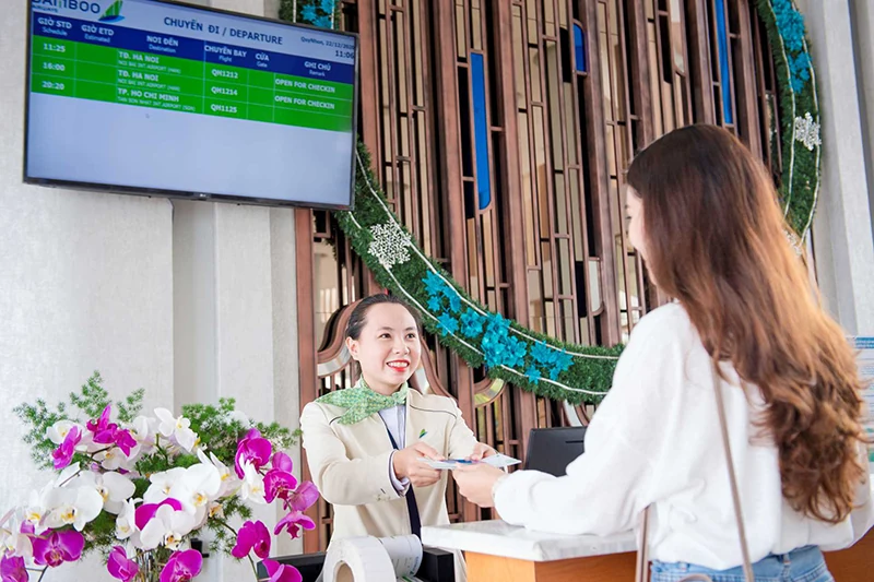 Bamboo Airways triển khai dịch vụ làm thủ tục chuyến bay tại quần thể nghỉ dưỡng FLC