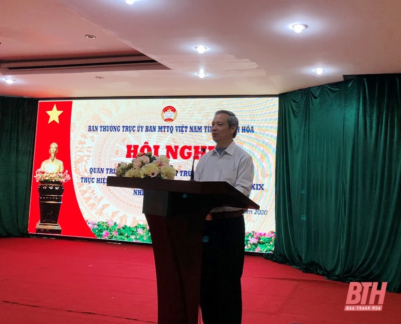 Ủy ban MTTQ tỉnh quán triệt, triển khai thực hiện Nghị quyết Đại hội Đảng bộ tỉnh lần thứ XIX