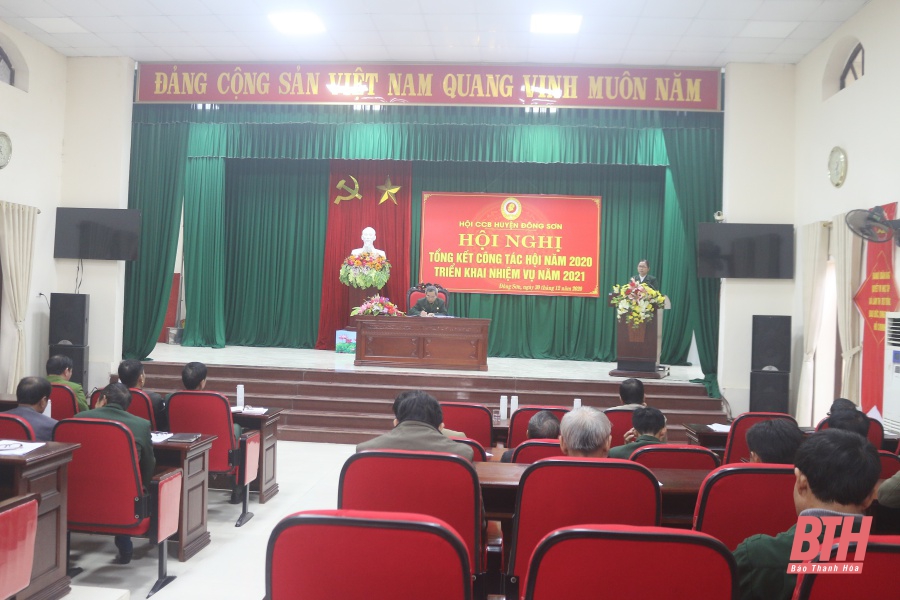 Hội Cựu chiến binh huyện Đông Sơn phấn đấu có 98% hội viên trở lên đạt cựu chiến binh gương mẫu