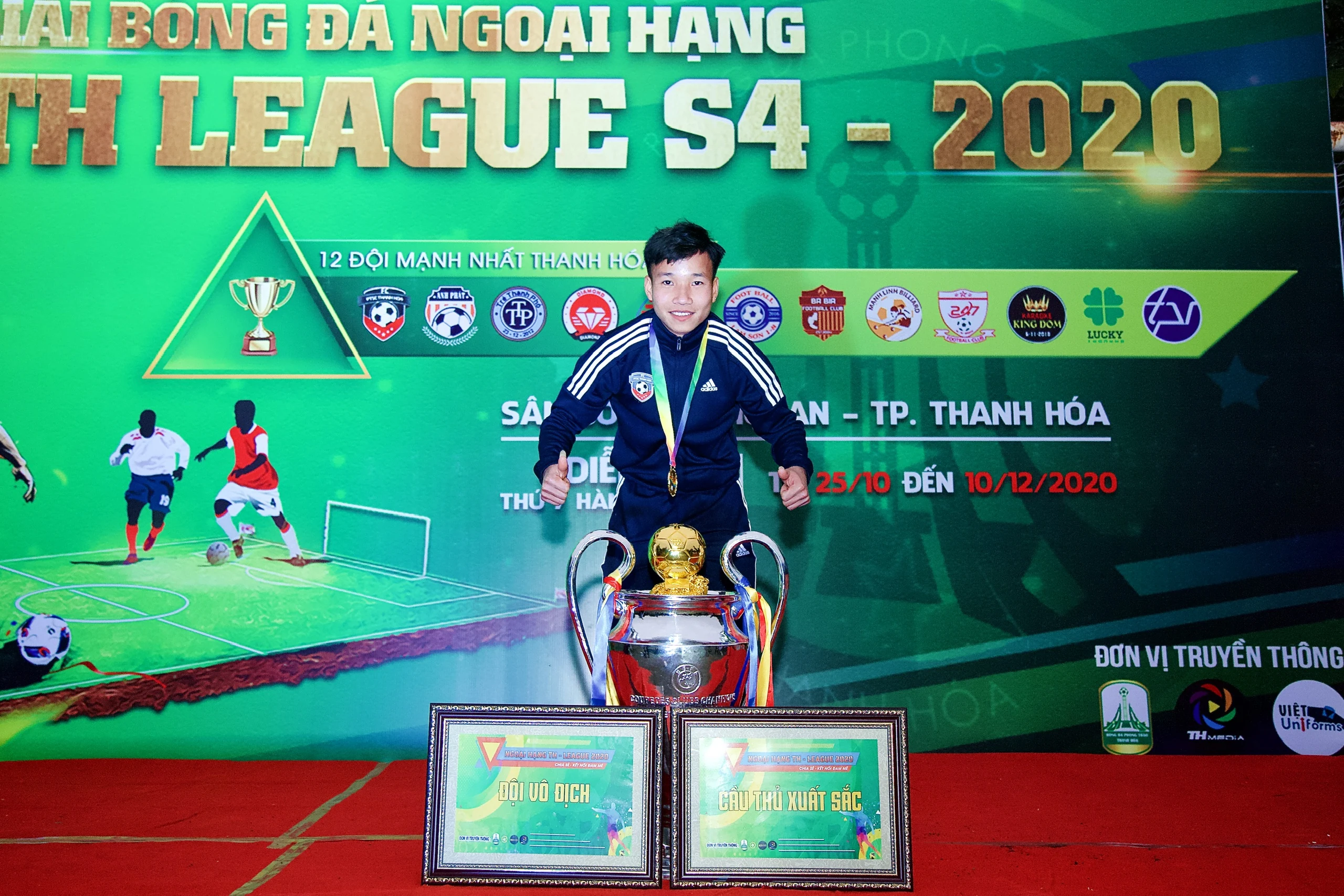 Kết thúc giải Ngoại hạng Thanh Hoá TH – League 2020: PTSC Thanh Hoá lần thứ hai liên tiếp lên ngôi vô địch