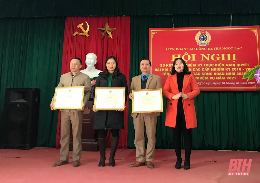 Hơn 1 tỷ đồng hỗ trợ đoàn viên, người lao động khó khăn ở huyện Ngọc Lặc