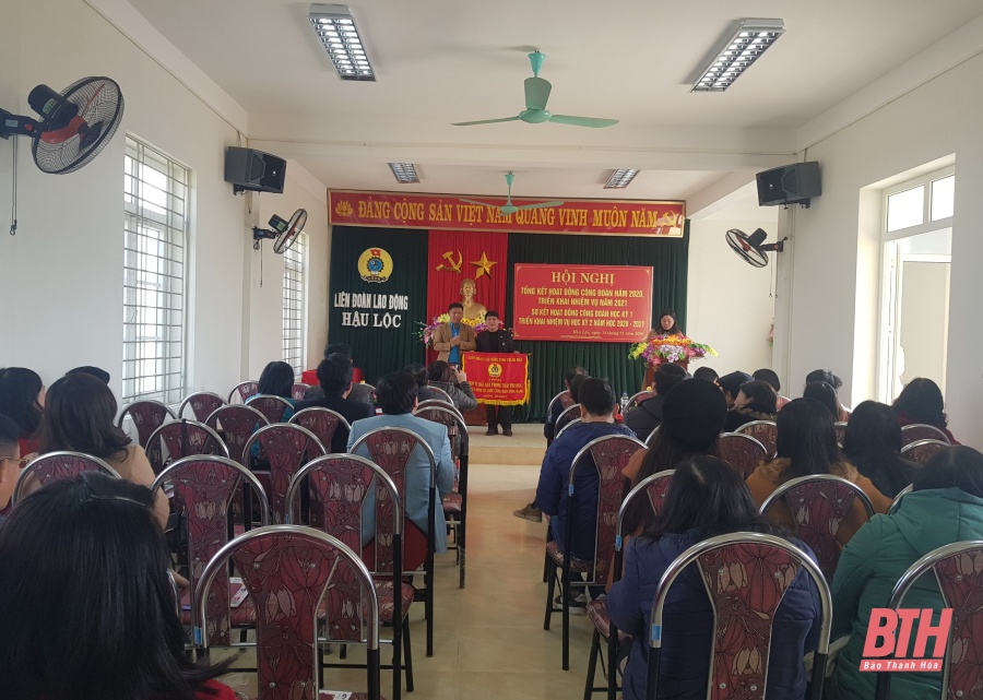 Hỗ trợ 11.925 suất quà cho đoàn viên, người lao động huyện Hậu Lộc