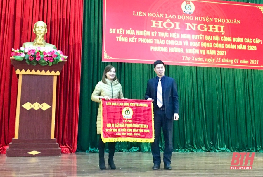 LĐLĐ huyện Thọ Xuân đẩy mạnh hoạt động chăm lo, bảo vệ quyền, lợi ích cho người lao động