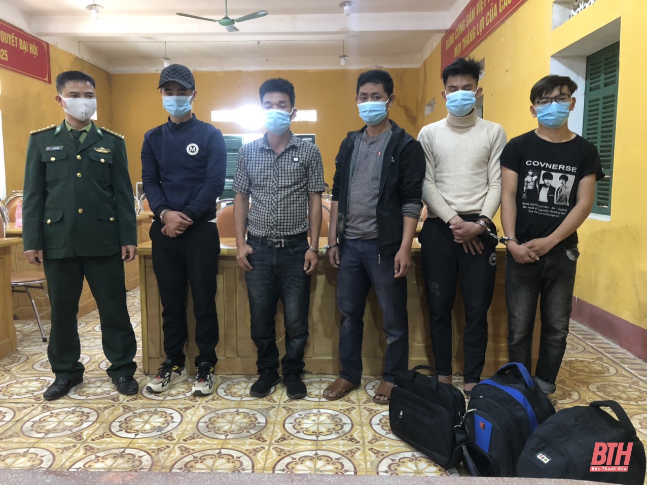 BĐBP Thanh Hóa kịp thời ngăn chặn 5 đối tượng nhập cảnh trái phép từ Lào về Việt Nam