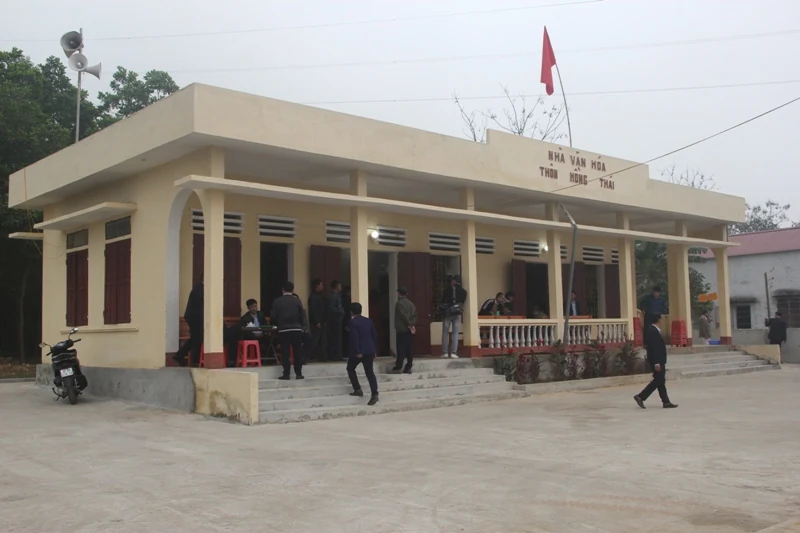 Thẩm định đạt chuẩn nông thôn mới cho 3 xã cuối cùng của huyện Nông Cống