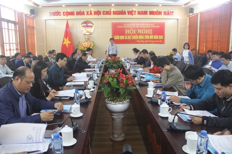 Thẩm định đạt chuẩn nông thôn mới cho 3 xã cuối cùng của huyện Nông Cống