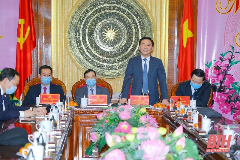 Gặp mặt các đồng chí nguyên lãnh đạo tỉnh, cán bộ lão thành cách mạng nhân dịp Tết Nguyên đán Tân Sửu 2021