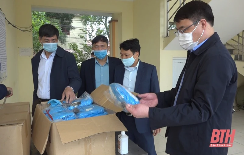 Huyện Quảng Xương tăng cường kiểm tra công tác phòng, chống dịch COVID-19