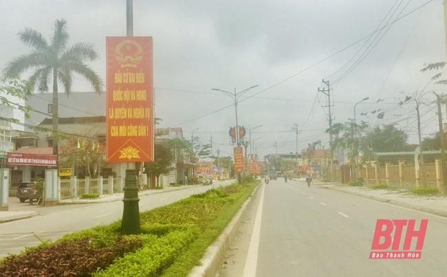 Huyện Hậu Lộc đẩy mạnh tuyên truyền công tác bầu cử