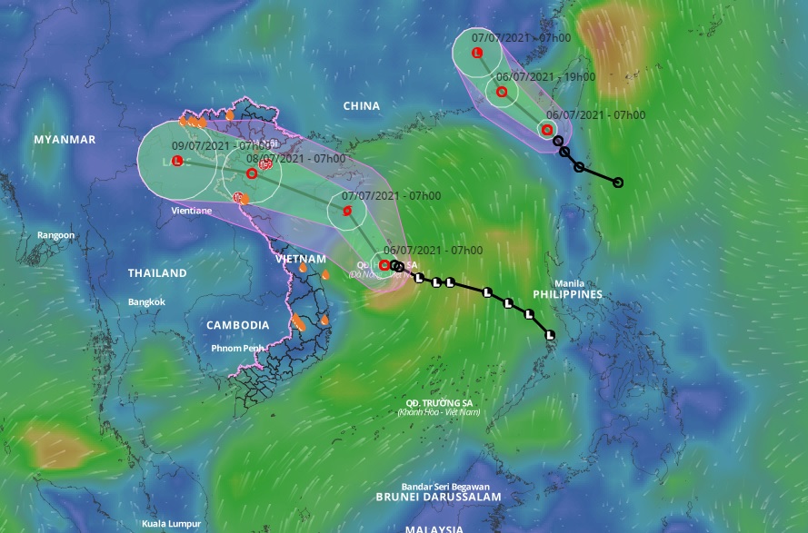 Tin áp thấp nhiệt đới trên Biển Đông