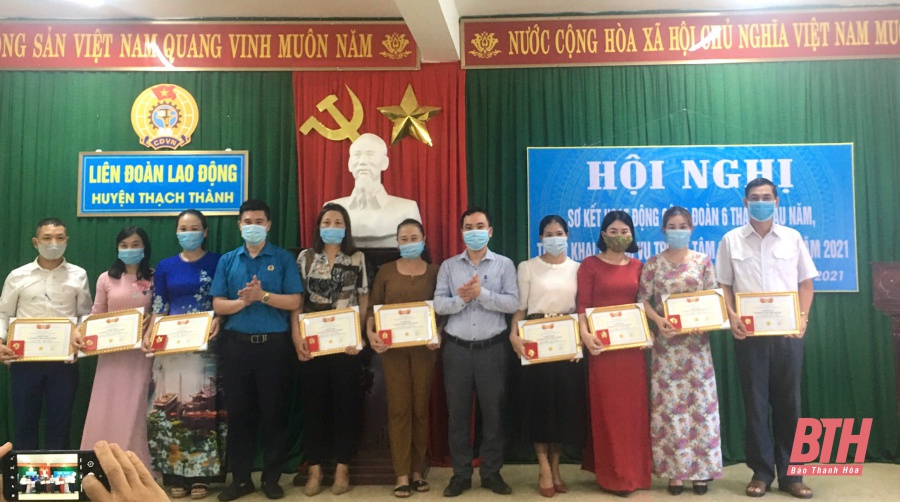 LĐLĐ huyện Thạch Thành đẩy mạnh hoạt động chăm lo, bảo vệ quyền, lợi ích cho người lao động