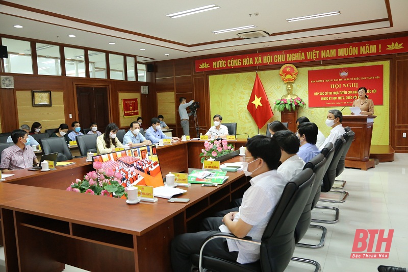 Đoàn ĐBQH tỉnh Thanh Hóa tiếp xúc cử tri trước Kỳ họp thứ 2, Quốc hội khóa XV