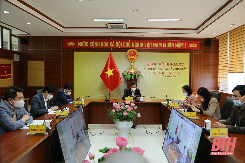Đoàn ĐBQH tỉnh Thanh Hóa thảo luận chủ trương đầu tư Dự án xây dựng công trình đường bộ cao tốc Bắc - Nam phía Đông giai đoạn 2021-2025