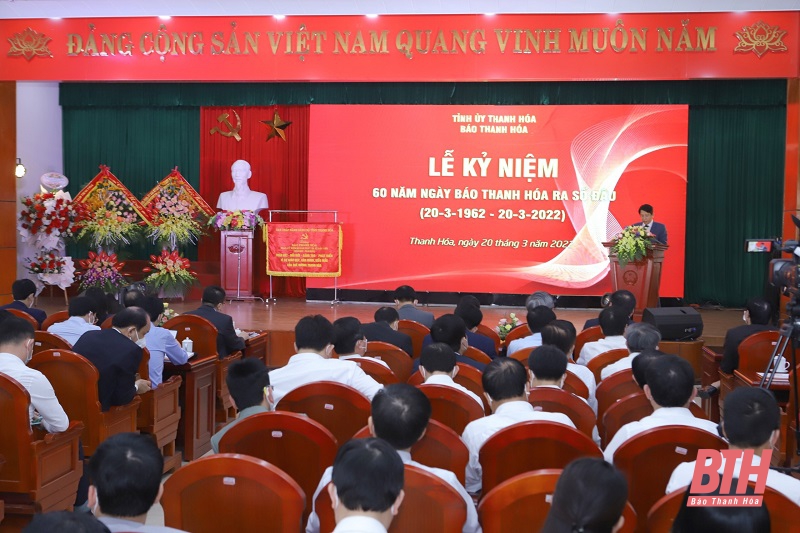 Lễ kỷ niệm 60 năm ngày Báo Thanh Hóa ra số đầu