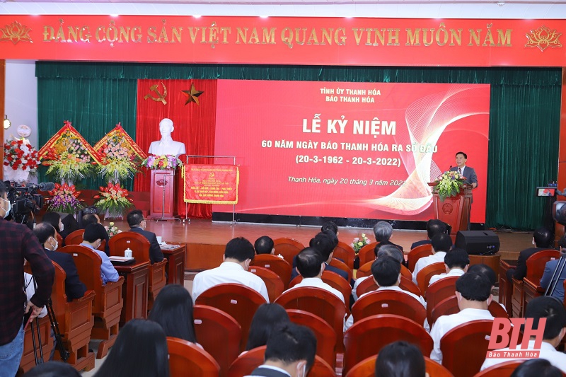 Lễ kỷ niệm 60 năm ngày Báo Thanh Hóa ra số đầu