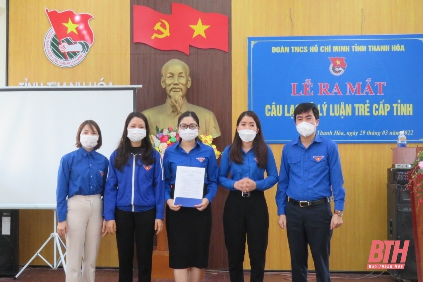 Tỉnh đoàn Thanh Hoá ra mắt Câu lạc bộ lý luận trẻ cấp tỉnh