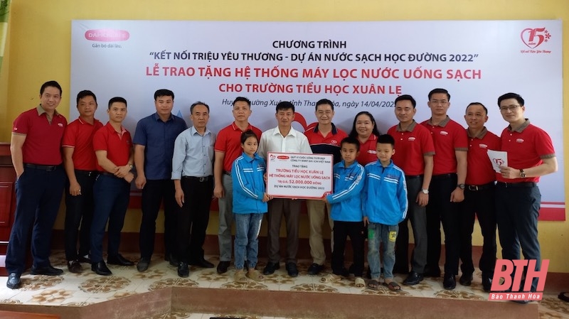 Dai-ichi Life Việt Nam triển khai chương trình “Kết nối triệu yêu thương - Dự án nước sạch học đường 2022” tại tỉnh Thanh Hóa