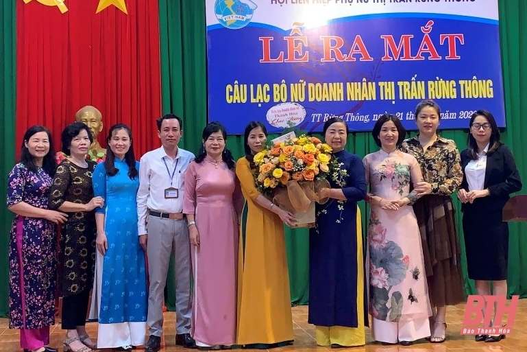 Ra mắt Câu lạc bộ Nữ doanh nhân thị trấn Rừng Thông